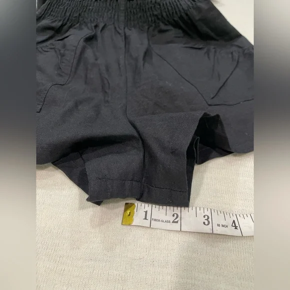 Better B black one-shoulder ruffle romper Size Small NWOT - Picture 5 of 8